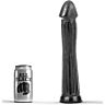 Plug anal ALL BLACK 31 CM avec surcos profonds