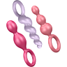 SATISFYER Plug Anal Set 3 Pieces Tri Color
