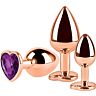 Pack de 3 Plugs Anaux S Pleasures Metal INA