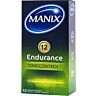Préservatifs Manix Endurance 12 unités gel lidocaïne