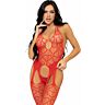 Bodystocking Leg Avenue avec c? urs en résille