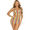 Robe sexy Leg Avenue Multicolore avec design halter