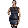 Robe sexy SUBBLIME L/XL en cuir et dentelle
