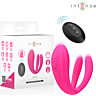 Vibromasseur Intense Julia avec télécommande et double stimulation