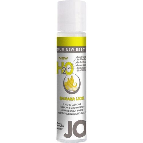 Lubrifiant Jo 30 ml au goût de plátano pour sexe oral
