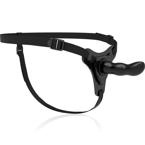 Harnais FETISH SUBMISSIVE HARNESS - Silicone Noir 16 cm