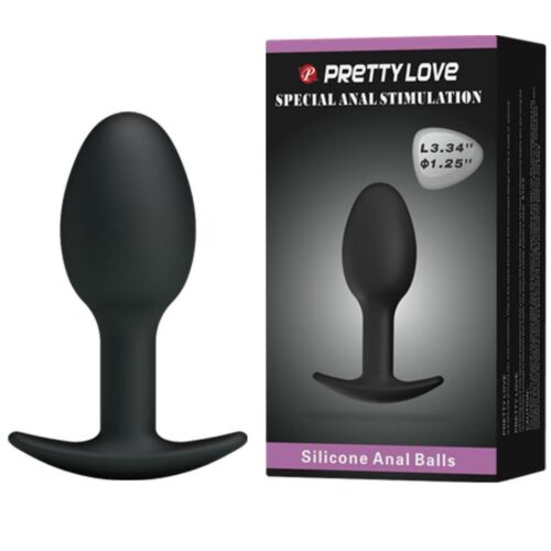 Plug Anal Pretty Love 6.5 cm avec boule lestée
