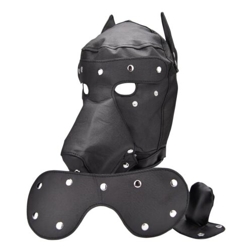 Masque Bondage Bound to Please avec oreilles et museau amovibles