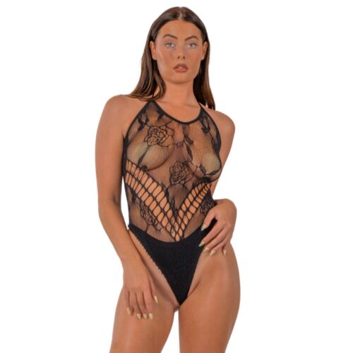 Body Dentelle Lace LJ avec décolleté halter