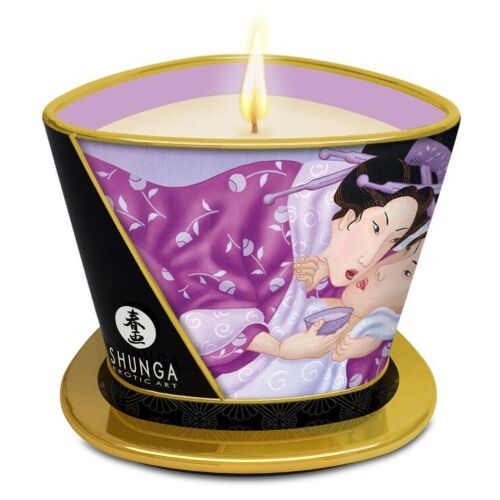 Bougie de massage Shunga 170ml - Sensation lavande