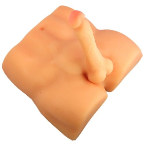 Dildo Rough Rider de Blush Novelties - Torse masculin détaillé