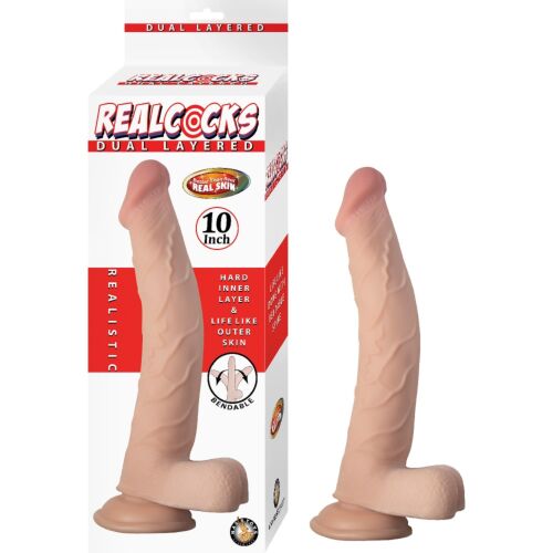 Dildo Nasstoys RealCocks 10 pouces flexibles