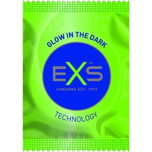 Préservatif Exs Glow 100's – Brille dans le noir