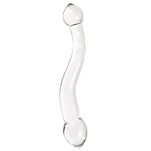 Dildo S Pleasures Crystal POLARIS avec design en S