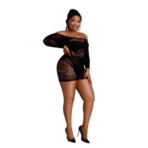 Robe Sexy Moonlight Mini Robe Off the Shoulder
