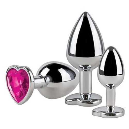 Pack de 3 Plugs Anaux S Pleasures Metal LIA