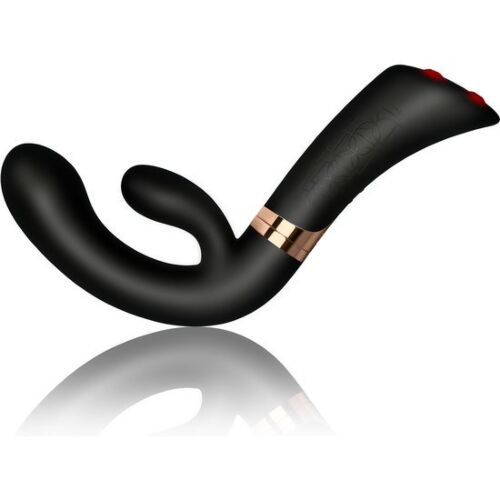 Vibromasseur Enigma rampante en silicone - double stimulation