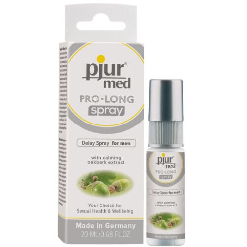 Spray retardant PJUR MED PRO-LONG 20 ml avec effet astringent