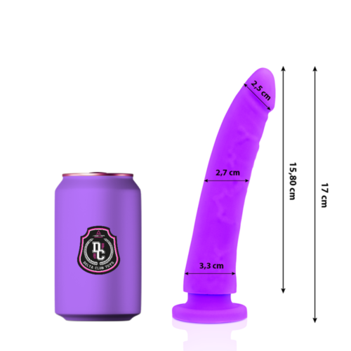 Gode DELTACLUB - 17 cm en silicone médical