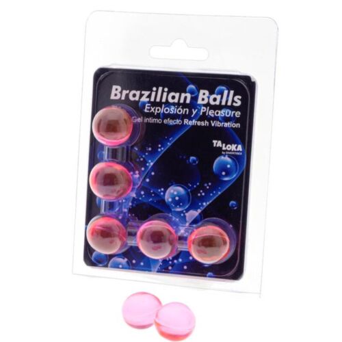 Balles Brésiliennes TALOKA - 5 boules avec gel excitant