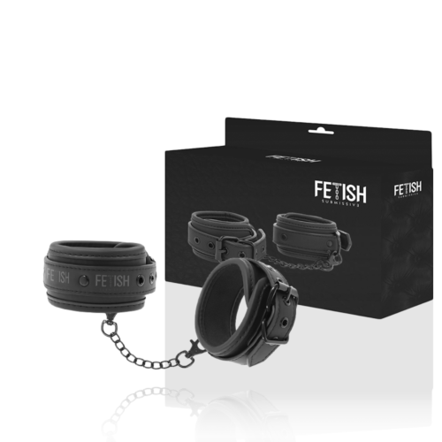 Menottes FETISH SUBMISSIVE en Cuero Vegano con Neopreno