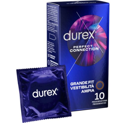 Préservatifs DUREX Great Connection avec lubrification silicone