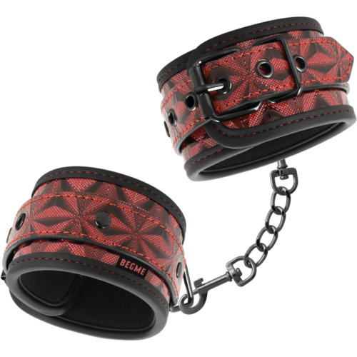 Menottes BEGME RED EDITION avec doublure en néoprène