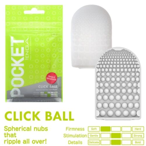 Masturbateur Tenga Pocket Click Ball pour sensations variées
