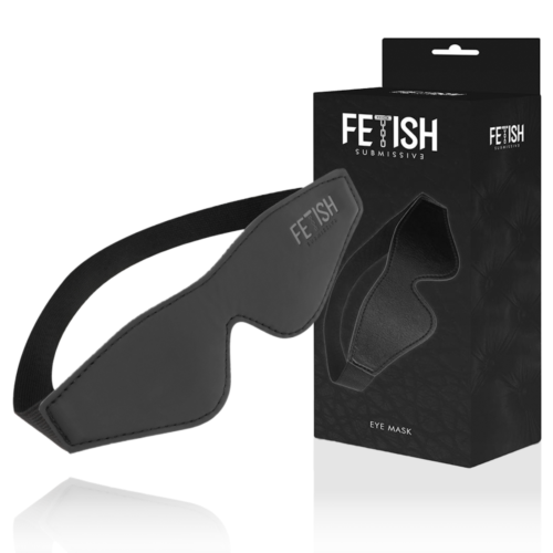 Antifaz FETISH SUBMISSIVE en cuir vegan ajustable