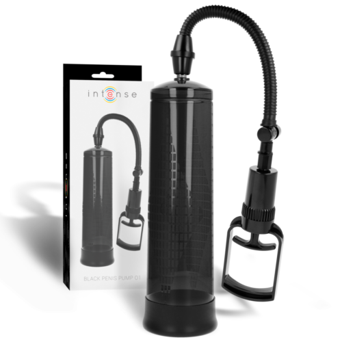 Accessoire pour le pénis INTENSE PUMP 01 avec calibrateur intégré