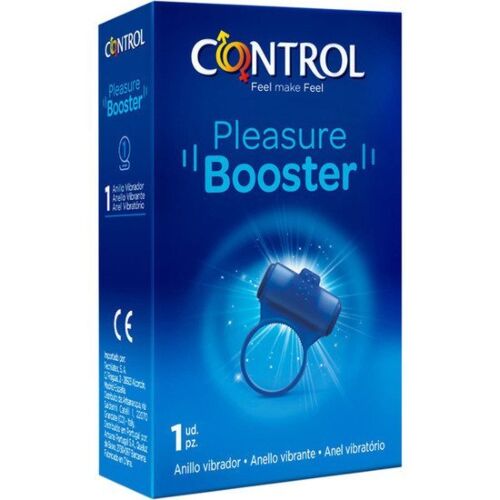 Anneau Vibrant Control Pleasure Booster avec stimulation