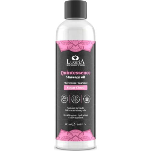 Huile de massage Intimateline Luxuria - Nuage de Sucre 150 ml
