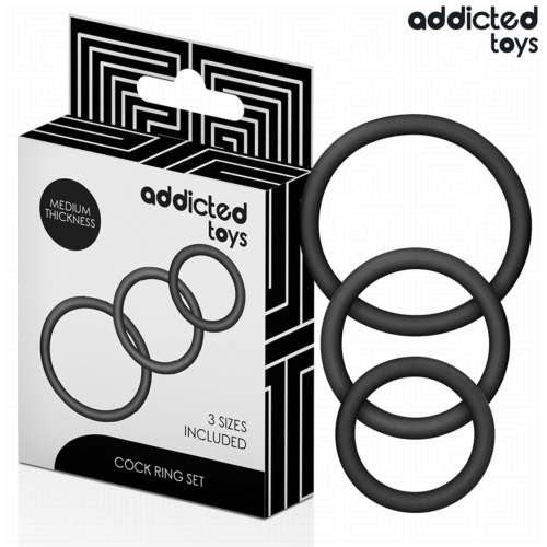 Set d'Anneaux Addicted Toys Modèle 2 avec différentes pressions