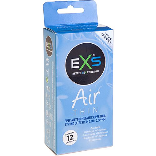 Préservatifs Exs Air Thin 12 – Sensation ultra fine