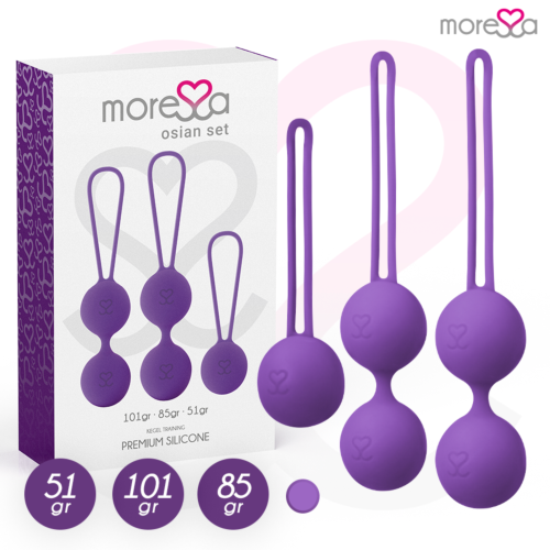 Bolas Silicona Moressa Osian Set pour le renforcement du périnée