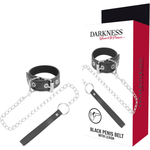 Anneau Pénis DARKNESS avec Sangle - Confort et Sécurité