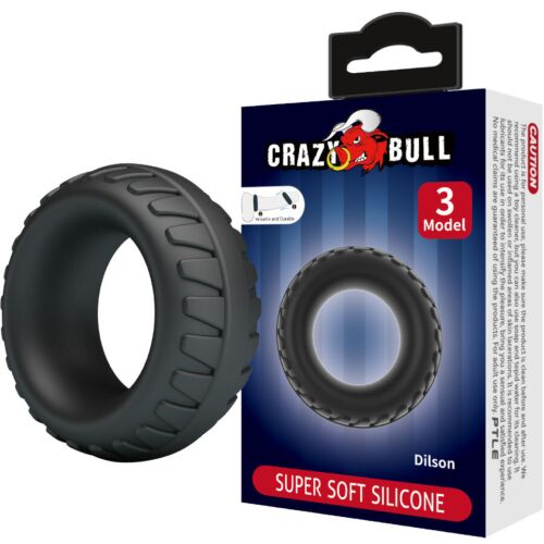 Anneau en Silicone Crazy Bull Dilson Modèle 3 | Ajustement Ergonomique