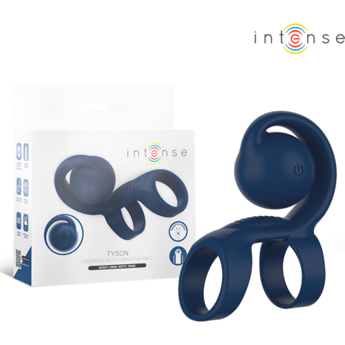 Anneau vibrant TYSON INTENSE avec boule vibrante