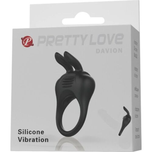 Anneau vibrateur Pretty Love Davion | Pénis en lapin vibrant