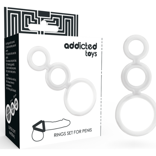 Anneaus Pénis ADDICTED TOYS - Ensemble de 3 modèles
