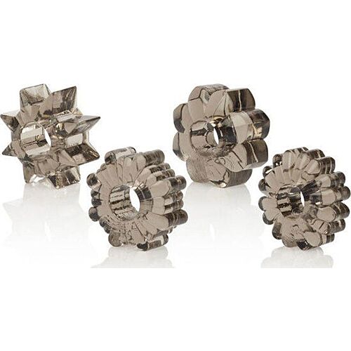 Set de 4 Anneaux Pénis CALEXOTICS | Support et Stimulations