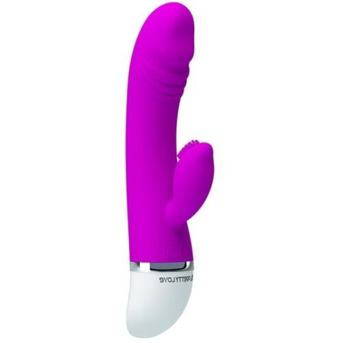 Vibromasseur Rabbit Pretty Love David avec 30 modes de vibration