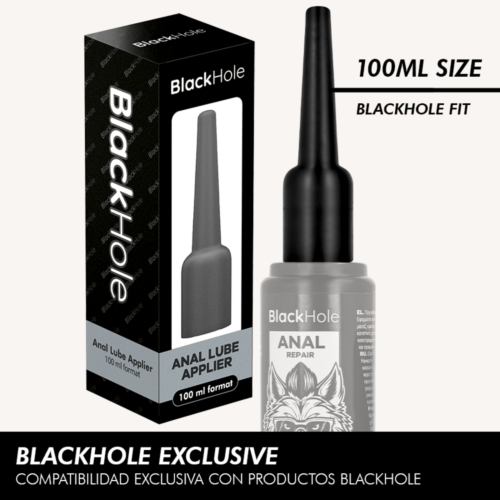 Applicateur Lubrifiant Anal BLACK HOLE L Taille 100 ML