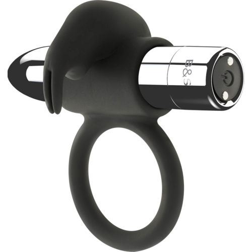 Anneau vibrant rechargeable Black&Silver Burton