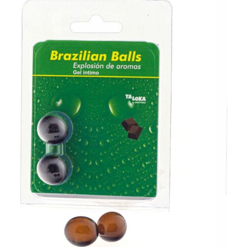 Boules Brazilian Balls Taloka au chocolat pour massages sensuels