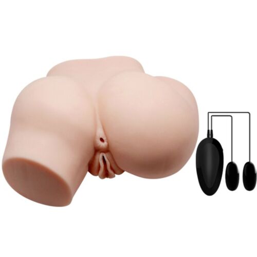 Vagina et anus réalistes CRAZY BULL avec vibration