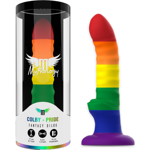 Dildo MYTHOLOGY Colby Pride - Design Flexible et Ergonomique