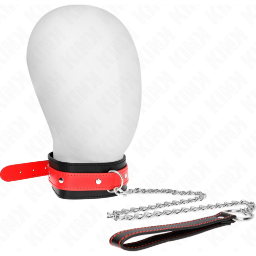 Collier avec Laisse KINK - Ajustable et Élégant