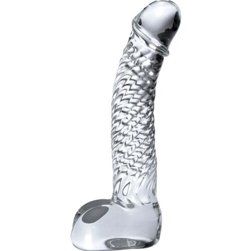 Massager en verre ICICLES N. 61 pour stimulation du point G