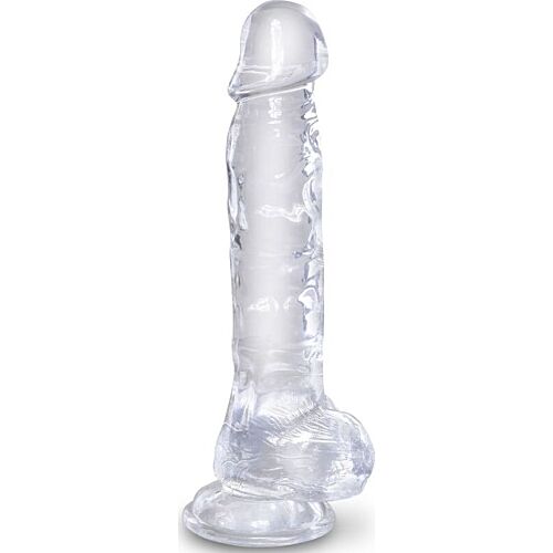Gode réaliste KING COCK Clear 16,5 cm